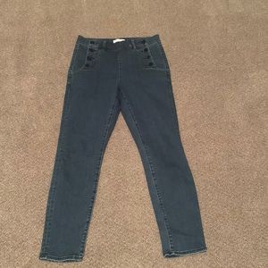 Loft High waist skinny jeans